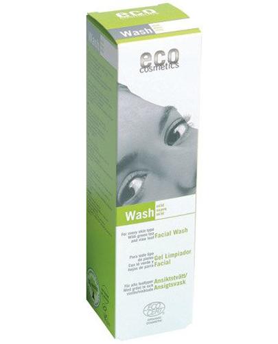 Eco Cosmetics Łagodny żel do mycia twarzy z zieloną herbatą i liściem winorośli do wszystkich rodzajów skóry - 125 ml - cena, opinie, właściwości - Apteka internetowa Melissa  