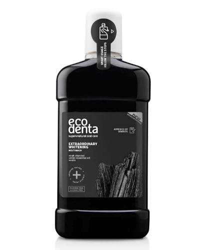 ECODENTA Czarny wybielający płyn do płukania jamy ustnej - 500 ml - Apteka internetowa Melissa