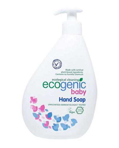  Ecogenic, Ekologiczne Mydło do rąk w płynie dla dzieci z pompką, bezzapachowe, 500 ml - Apteka internetowa Melissa  