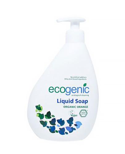 Ecogenic, Ekologiczne Mydło do rąk w płynie z pompką, Pomarańcza, 500 ml - Apteka internetowa Melissa  