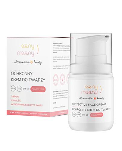 Eeny meeny Ochronny krem do twarzy UVA UVB SPF 50 Pigment free - 50 ml - cena, opinie, wskazania