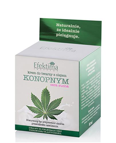 Efektima Krem do twarzy z olejem konopnym cera sucha - 50 ml - cena, opinie, właściwości - Apteka internetowa Melissa