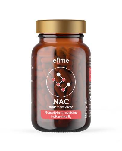  Efime NAC N-acetylo-Lcysteina i witamina B6, 60 kapsułek - Apteka internetowa Melissa  