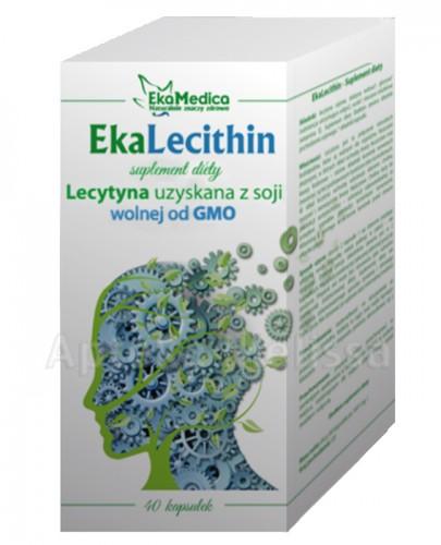 EKALECITHIN Lecytyna uzyskana z soji wolnej od GMO - 40 kaps. - Apteka internetowa Melissa