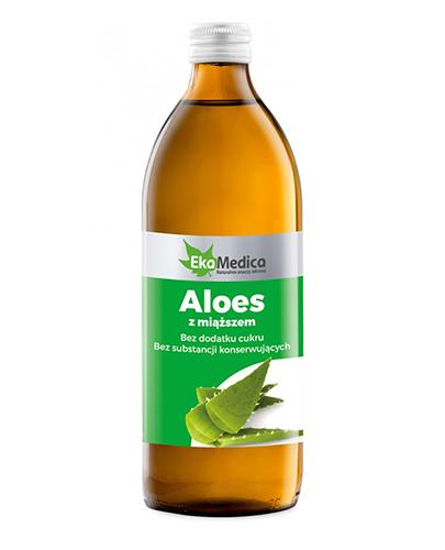 EKAMEDICA Aloes sok 99,8% z miąższem - 500 ml