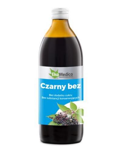 EKAMEDICA Czarny bez sok 100% - 1000 ml