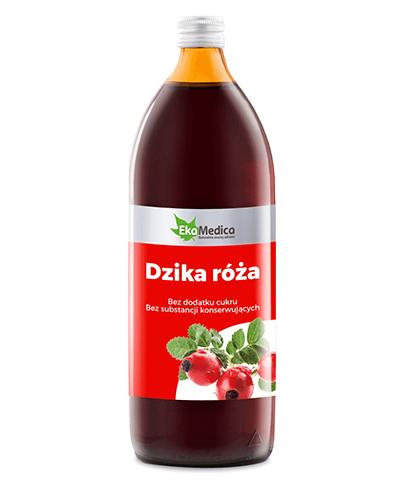  EKAMEDICA Dzika róża sok 100% - 1000 ml - Apteka internetowa Melissa  