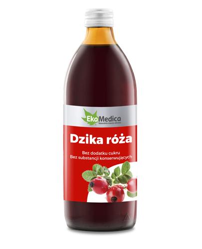EKAMEDICA Dzika róża sok 100% - 500 ml - Apteka internetowa Melissa