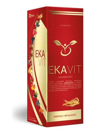 EKAMEDICA Ekavit + żeń-szeń sok - 1000 ml - Apteka internetowa Melissa