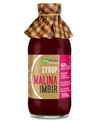 EKAMEDICA MALINA, IMBIR Syrop - 300 ml