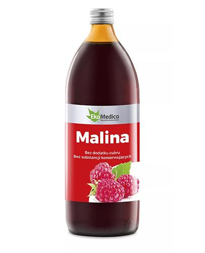  EKAMEDICA Malina sok 100% - 1000 ml - Apteka internetowa Melissa  