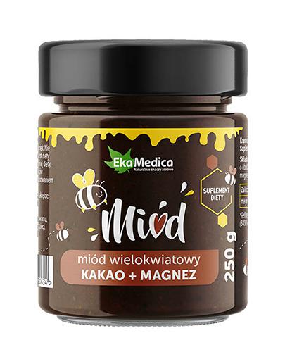  Ekamedica Miód wielokwiatowy  Kakao + magnez - 250 g - cena, opinie, skład - Apteka internetowa Melissa  