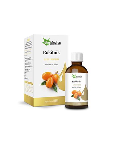 EKAMEDICA Olejek rokitnikowy 100 % - 50 ml - Apteka internetowa Melissa