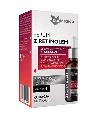  EkaMedica Serum z retinolem, 20 ml, cena, opinie, wskazania - Apteka internetowa Melissa  