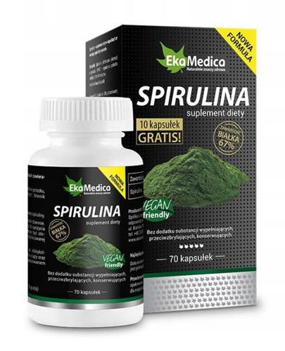 EKAMEDICA Spirulina - 60 kaps. - Apteka internetowa Melissa