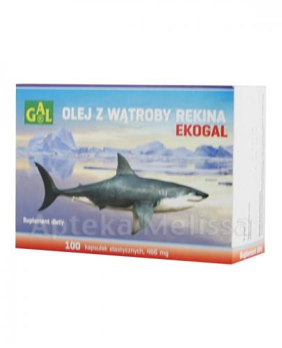  EKOGAL Olej z wątroby rekina 466 mg - 100 kaps. - Apteka internetowa Melissa  