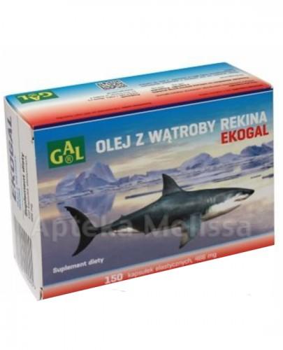 EKOGAL Olej z wątroby rekina 466 mg - 150 kaps. - Apteka internetowa Melissa