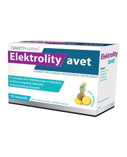  ELEKTROLITY AVET - 10 sasz.  - Apteka internetowa Melissa  