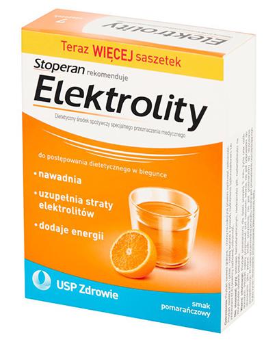 ELEKTROLITY Smak pomarańczowy - 7 sasz. (Stoperan rekomenduje) - Apteka internetowa Melissa