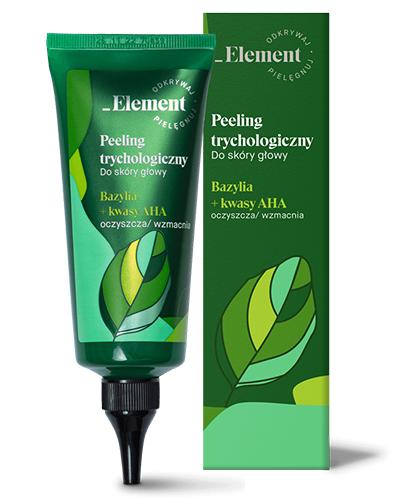  Element Peeling trychologiczny do skóry głowy bazylia + kwasy AHA - 100ml - cena, opinie, właściwości - Apteka internetowa Melissa  