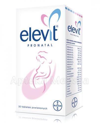 ELEVIT PRONATAL - 30 tabl. - Apteka internetowa Melissa