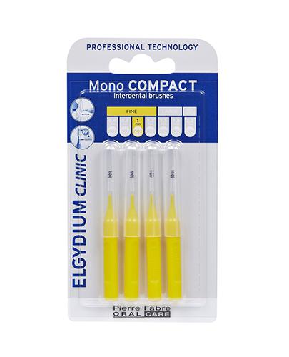  Elgydium Clinic Mono Compact Szczoteczki międzyzębowe 1 mm żółte, 4 szt. cena, opinie, właściwości - Apteka internetowa Melissa  