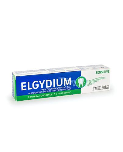  Elgydium Sensitive Pasta do zębów w postaci żelu - 75 ml - cena, opinie, właściwości - Apteka internetowa Melissa  