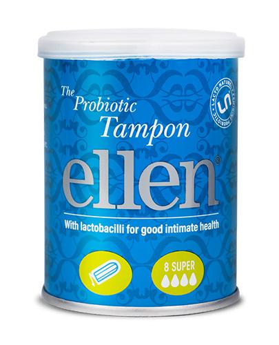  Ellen Probiotyczne Tampony super, 8 szt., cena, opinie, skład - Apteka internetowa Melissa  