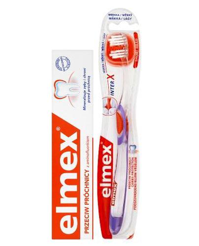  ELMEX Pasta do zębów - 75 ml + ELMEX Szczoteczka do zębów przeciw próchnicy, miękka - 1 szt. - Apteka internetowa Melissa  