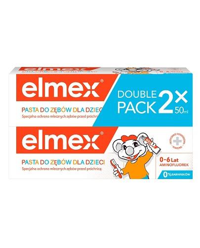  ELMEX Pasta do zębów dla dzieci 0-6 lat - 2 x 50 ml - cena, opinie, wskazania - Apteka internetowa Melissa  