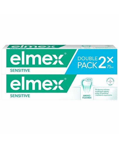 ELMEX SENSITIVE Pasta do zębów wrażliwych - 2 x 75 ml (DUOPACK) - Apteka internetowa Melissa
