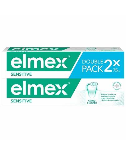  ELMEX SENSITIVE Pasta do zębów wrażliwych, 2 x 75 ml (DUOPACK)  - Apteka internetowa Melissa  