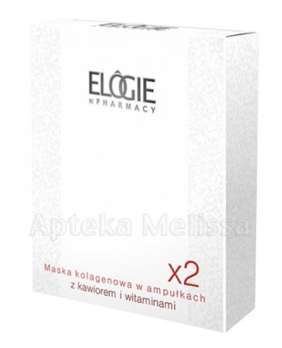  ELOGIE Maska kolagenowa w ampułkach z kawiorem i witaminami - 2 ampułki - Apteka internetowa Melissa  