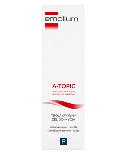  EMOLIUM A-TOPIC Trójaktywny żel do mycia - 200 ml - Apteka internetowa Melissa  