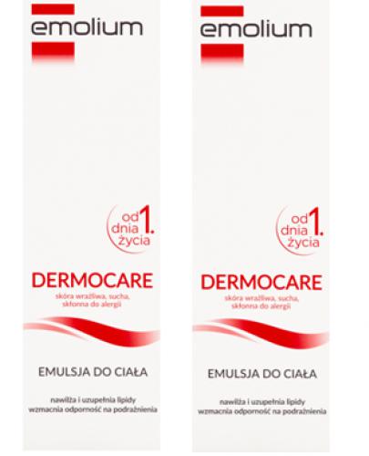 Emolium Dermocare Emulsja do ciała, 2 x 400 ml cena, opinie, właściwości