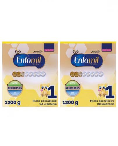 ENFAMIL 1 PREMIUM LIPIL 0-6 mcy Mleko modyfikowane - 2x1200 g - Drogeria Melissa