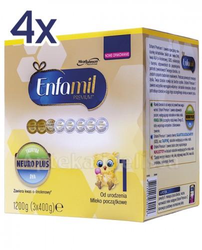 ENFAMIL 1 PREMIUM LIPIL 0-6 mcy Mleko modyfikowane - 4 x 1200 g - Apteka internetowa Melissa