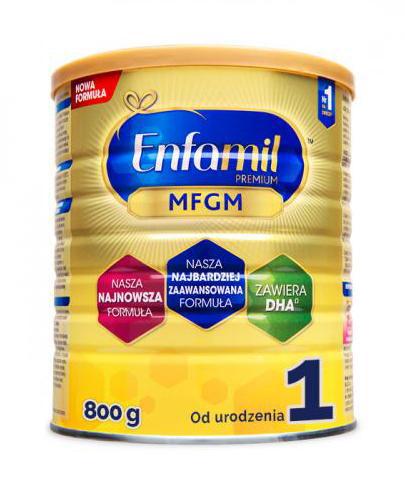  ENFAMIL 1 PREMIUM MFGM 0-6 mcy Mleko modyfikowane w proszku, 800 g  - Apteka internetowa Melissa  