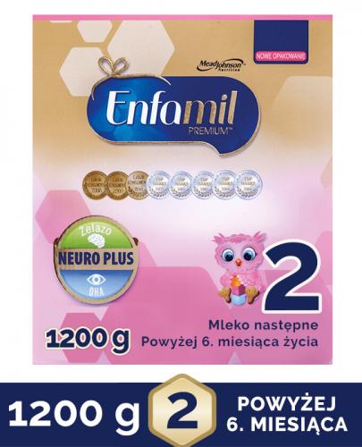 ENFAMIL 2 PREMIUM LIPIL 6-12 mcy Mleko modyfikowane - 1200 g - Apteka internetowa Melissa