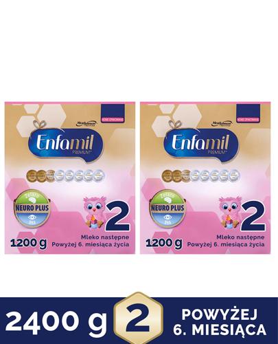ENFAMIL 2 PREMIUM LIPIL 6-12 mcy Mleko modyfikowane - 2x1200 g - Drogeria Melissa