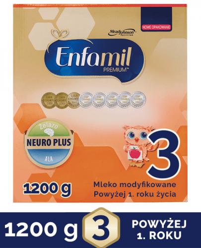 ENFAMIL 3 PREMIUM powyżej 1 roku Mleko modyfikowane - 1200g - Apteka internetowa Melissa