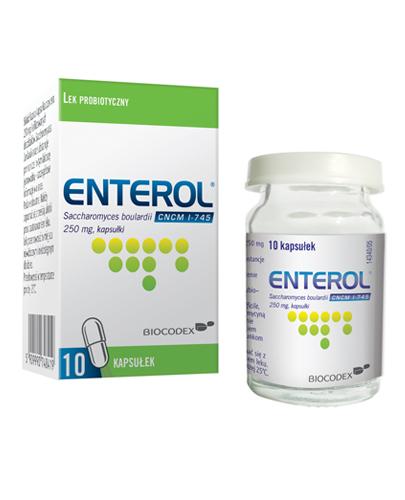  ENTEROL 250 mg - 10 kaps. - Lek przeciw biegunce - cena, opinie, wskazania - Apteka internetowa Melissa  