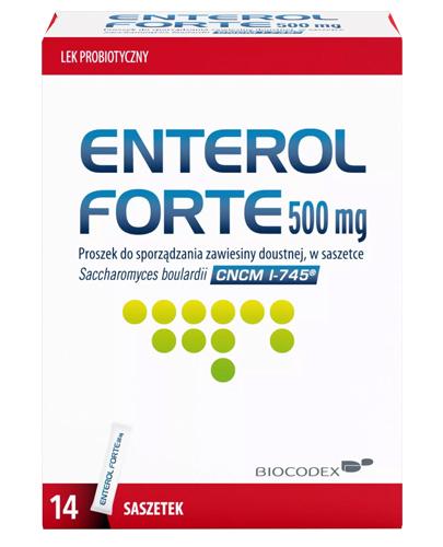  Enterol Forte 500 mg, 14 saszetek - Apteka internetowa Melissa  