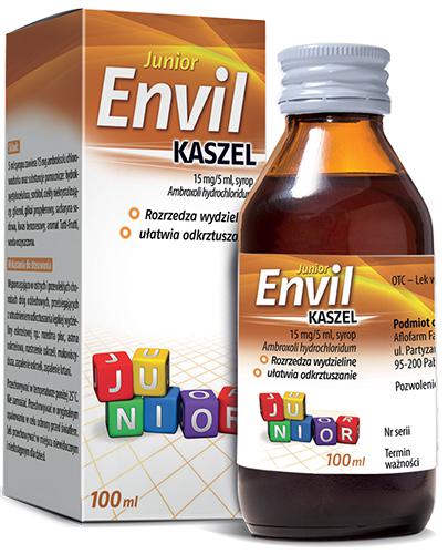 ENVIL KASZEL JUNIOR Syrop, 100 ml, cena, opinie, dawkowanie