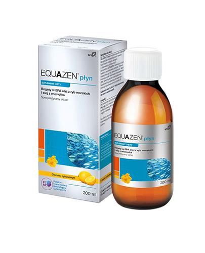  Equazen (EYE Q) Płyn o smaku cytrusowym, 200 ml, cena, opinie, wskazania - Apteka internetowa Melissa  