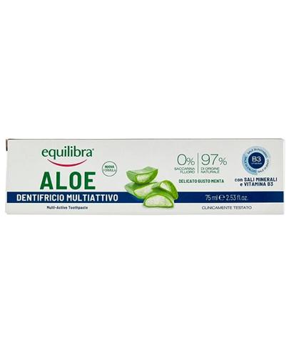 EQUILIBRA ALOE DENTIFRICIO GEL TRIPLA AZIONE Pasta do zębów o potrójnym działaniu - 75 ml - Apteka internetowa Melissa