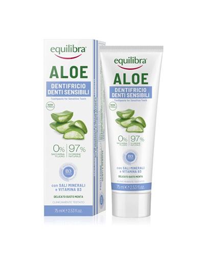 EQUILIBRA ALOE GEL Pasta Sensitive do wrażliwych zębów - 75 ml - Apteka internetowa Melissa