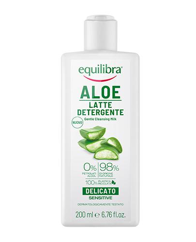 EQUILIBRA Aloesowe łagodne mleczko do demakijażu - 200 ml - cena, opinie - Apteka internetowa Melissa