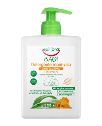 EQUILIBRA BABY Delikatne mydło do rąk i twarzy 0m+ - 250 ml - Apteka internetowa Melissa