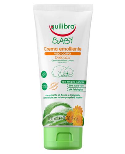EQUILIBRA BABY Łagodny Krem ochronny do twarzy i ciała 0m+ - 100 ml - Apteka internetowa Melissa